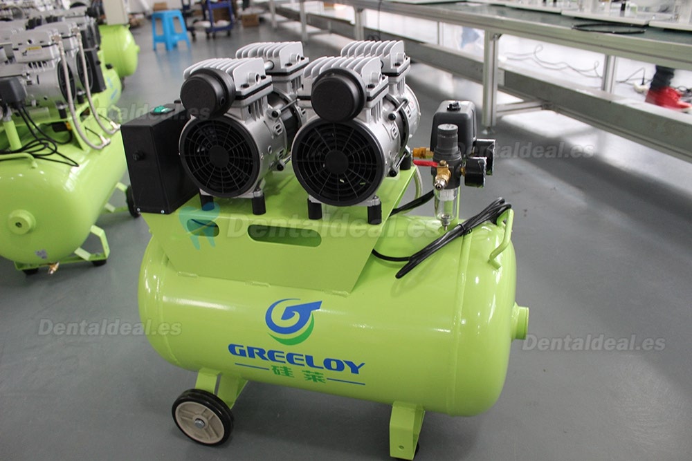 Greeloy GA-62 1200W Compresores de Aire Sin aceite Dental